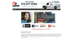 Desktop Screenshot of ineedairzone.com